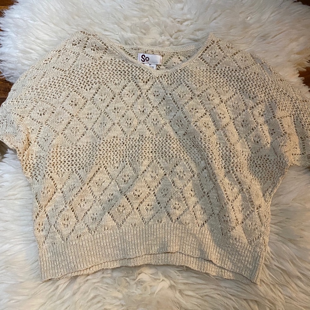 SO - Beige Sweater Top